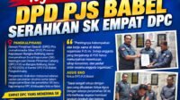 PJS Babel Serahkan SK Empat DPC4