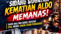 Sidang Gugatan Kematian Aldo4